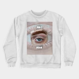 i love art art eyes Crewneck Sweatshirt